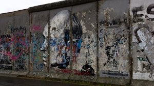 international wall with graffiti